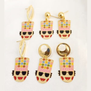 carnaval de barranquilla accesorios aretes de congo