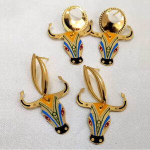 aretes torito carnaval de barranquilla accesorios