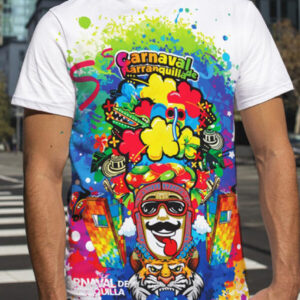 camiseta de carnaval de barranquilla 2024 congo