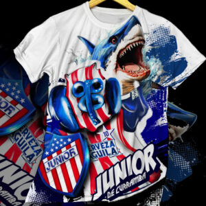 camiseta souvenir junior de barranquilla