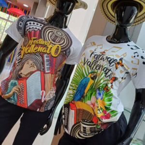 camiseta festival vallenato