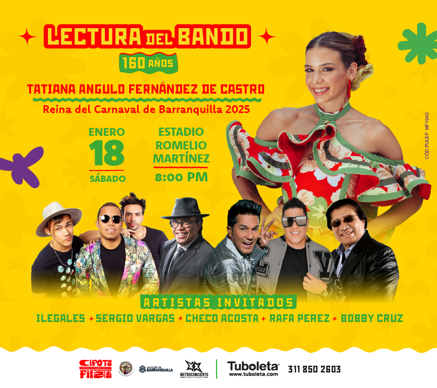 lectura del bando carnaval de barranquilla 2025