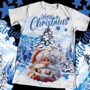 camiseta navidad barranquilla papa noel