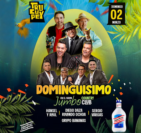 Dominguisimo - jumbo country club concierto 2025 carnaval de barranquilla