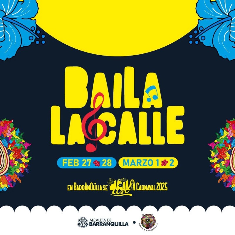 baile a la calle carnaval de barranquilla 2025
