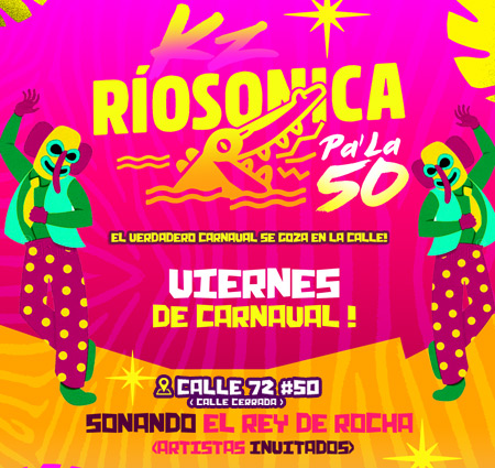 Riosonica pa la 50 carnaval de barranquilla 2025