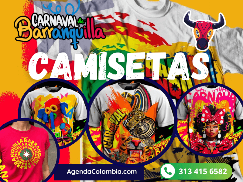 camisetas carnaval de barranquilla