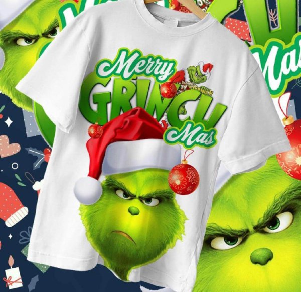 camiseta grinch navidad barranquilla